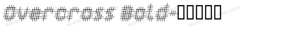 Overcross Bold字体转换